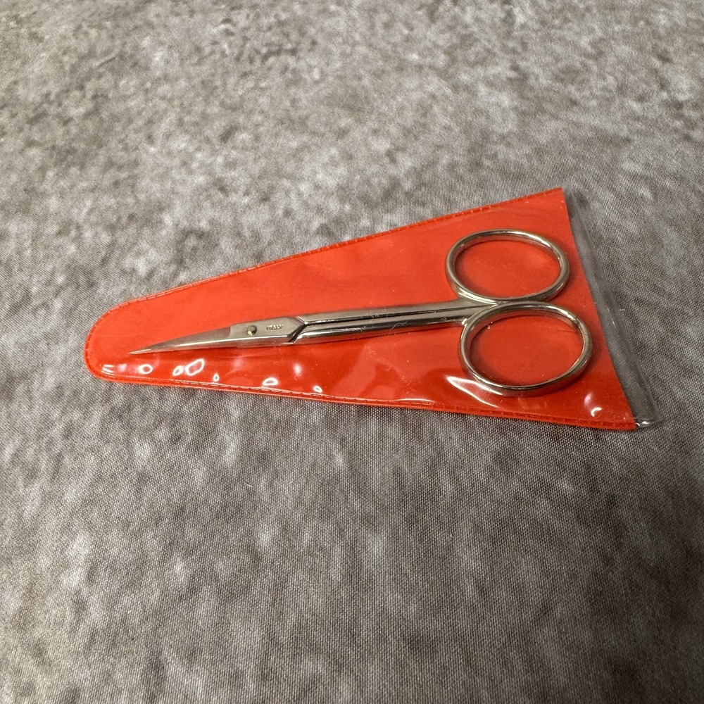 Vintage Small Sewing Embroidery Seamstress Manicure Scissors Made in Italy